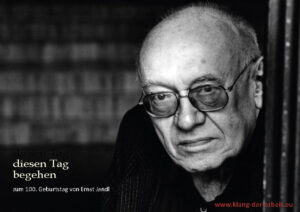 Ernst Jandl Konzert Einladung